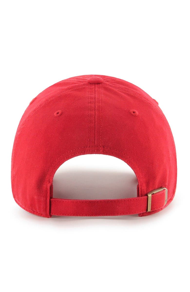 '47 Men's '47 Red Tampa Bay Buccaneers 2021 NFC South Division Champions Clean Up Adjustable Hat, Alternate, color,