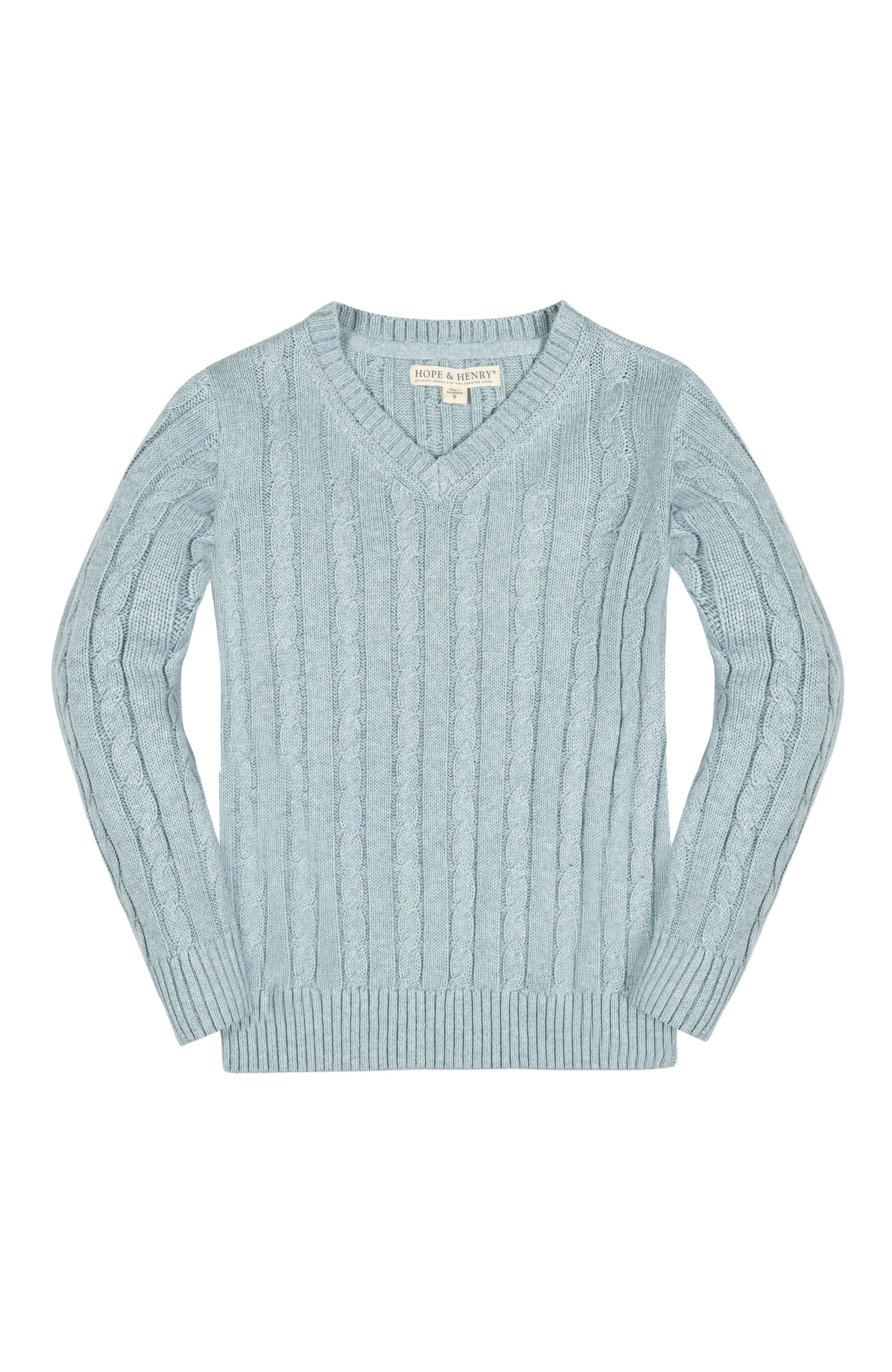selected Dusty Blue Heather Cable