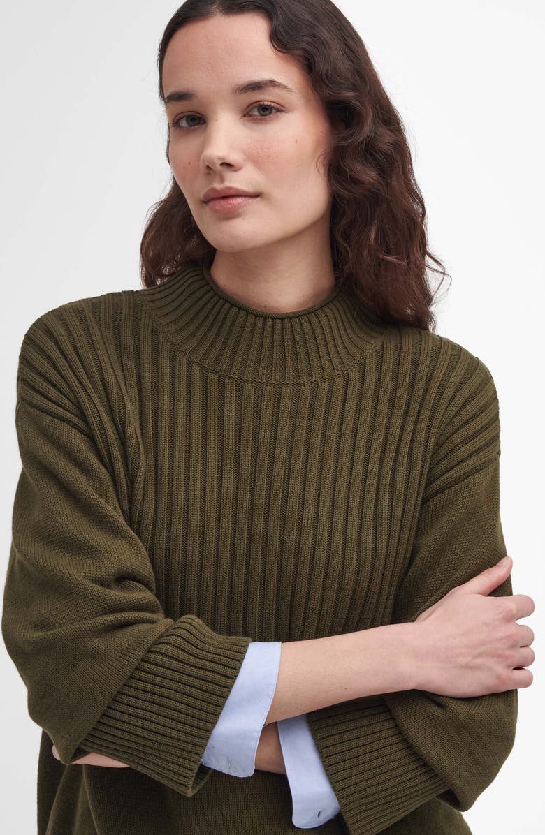 Barbour Andi Mock Neck Sweater, Alternate, color, 