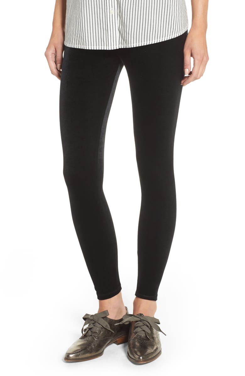 Nordstrom Luxe Velvet Leggings, Main, color, 