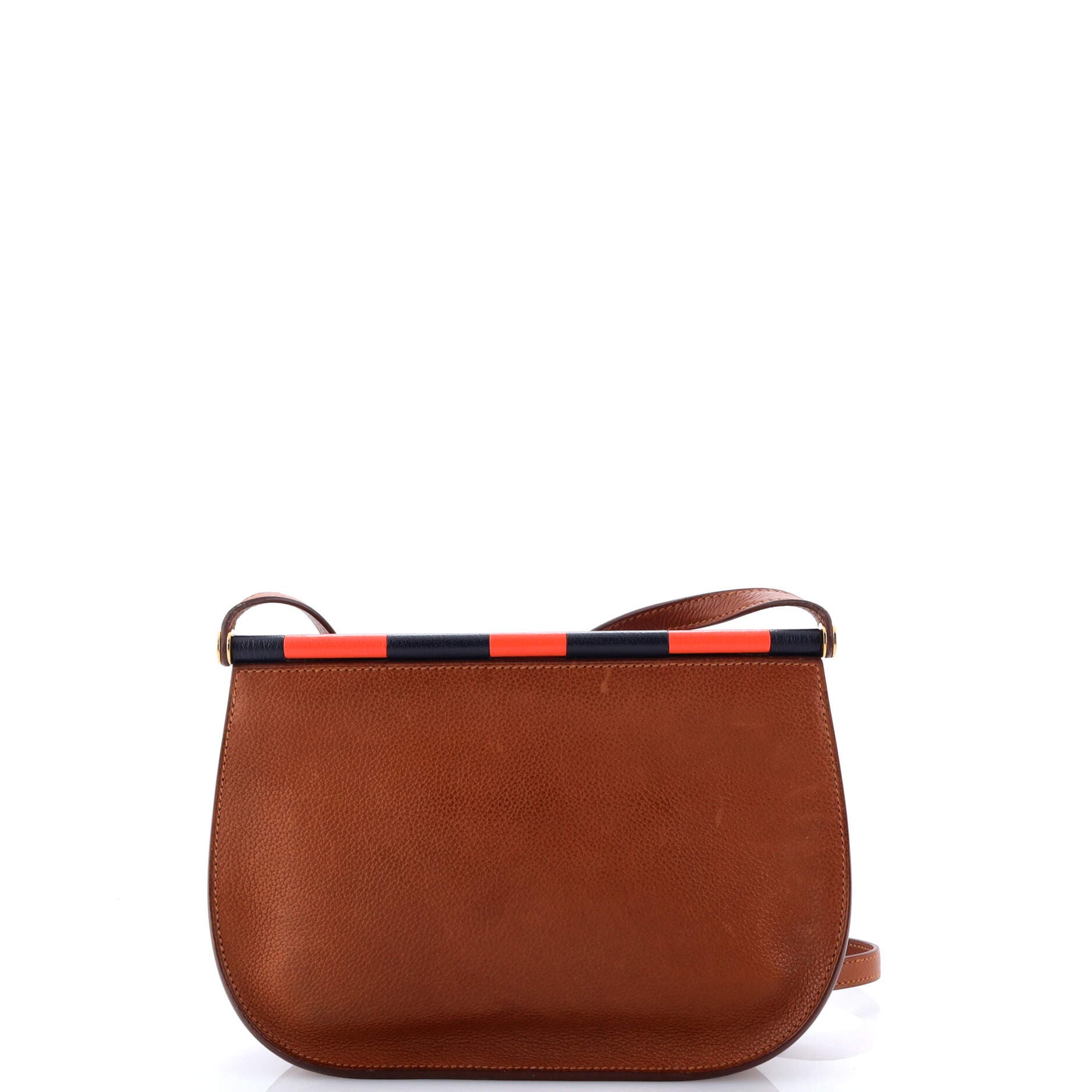 Pre-Owned Hermes Saut Bag Barenia Faubourg 25, Alternate, color, Fauve