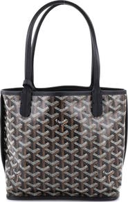 Pre-Owned Goyard Anjou Reversible Tote Coated Canvas Mini