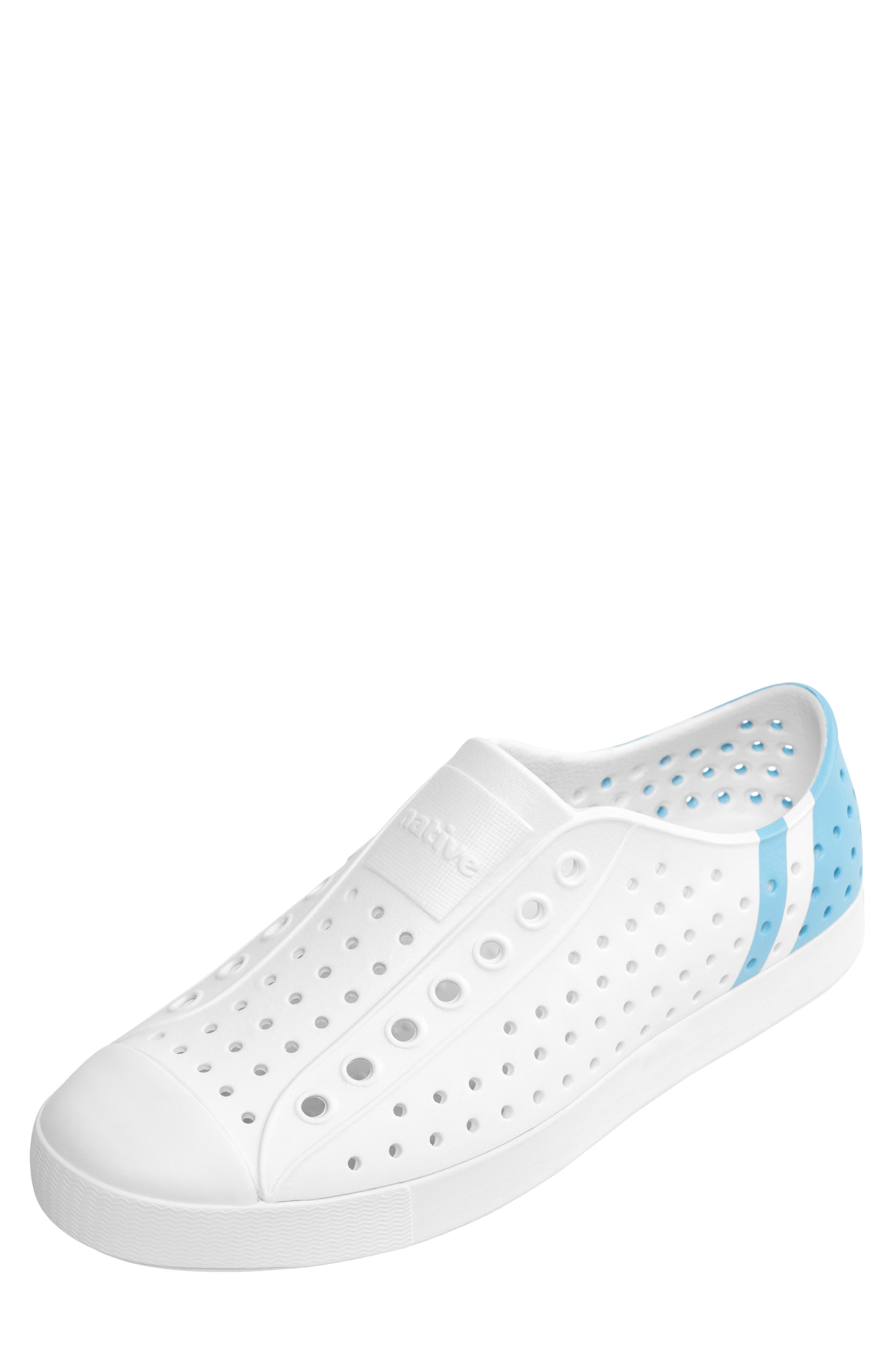  White/ Sky Stripe Block