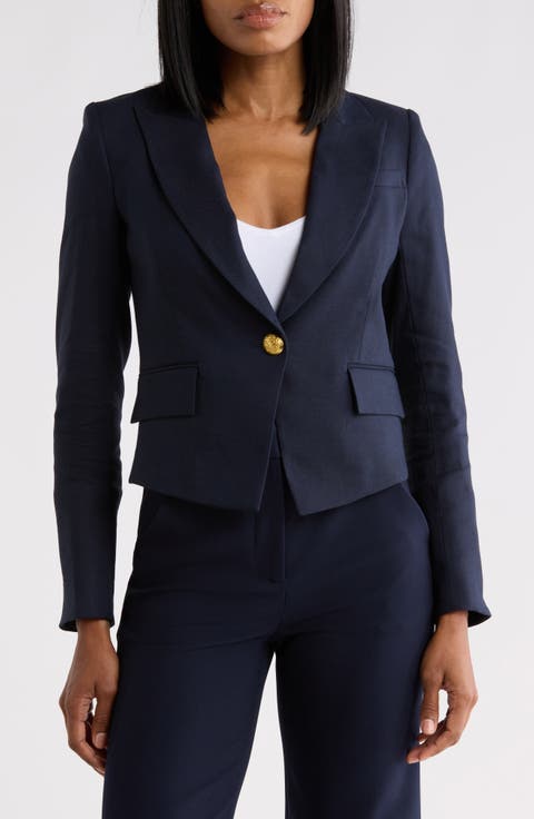 Hosanna Linen Blend Dickey Jacket