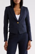 Veronica Beard Hosanna Linen Blend Dickey Jacket
