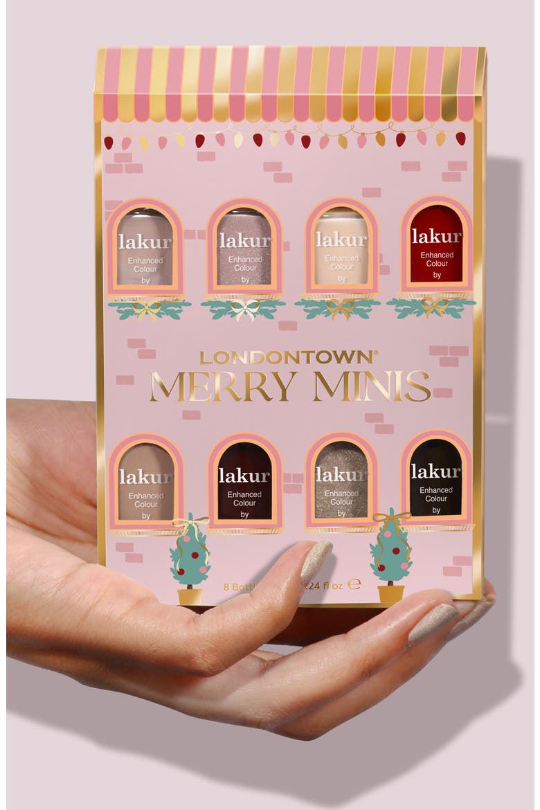 Merry Minis 8-Piece Nail Color Set $96 Value, Alternate, color, MULTICOLOR SET