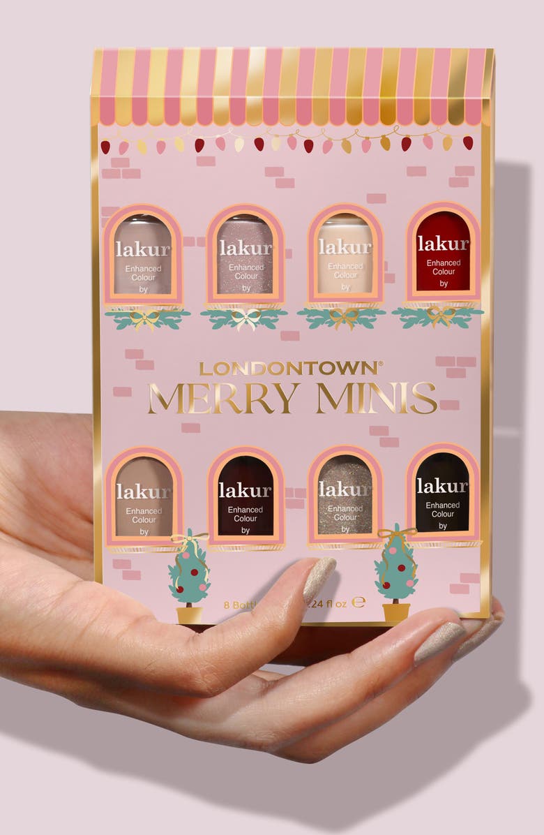 Londontown Merry Minis 8-Piece Nail Color Set $96 Value, Alternate, color,