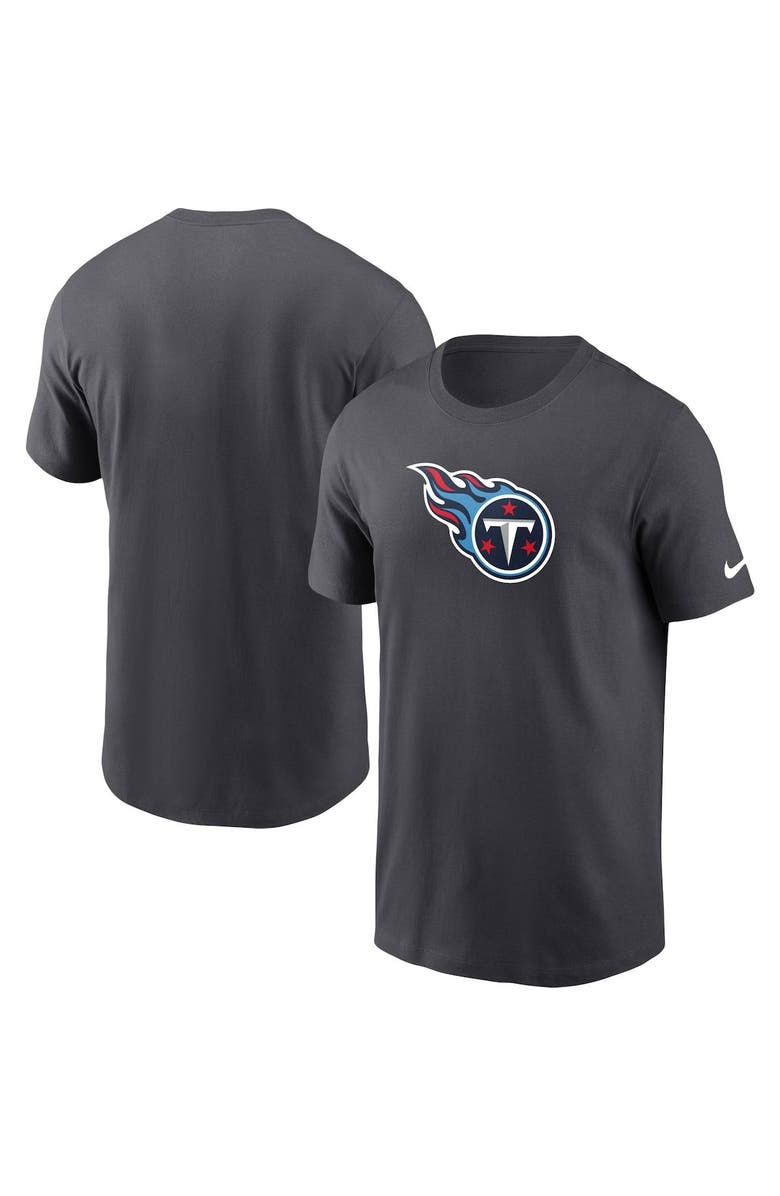 Nike Men's Nike Charcoal Tennessee Titans Primary Logo T-Shirt, Main, color, Charcoal