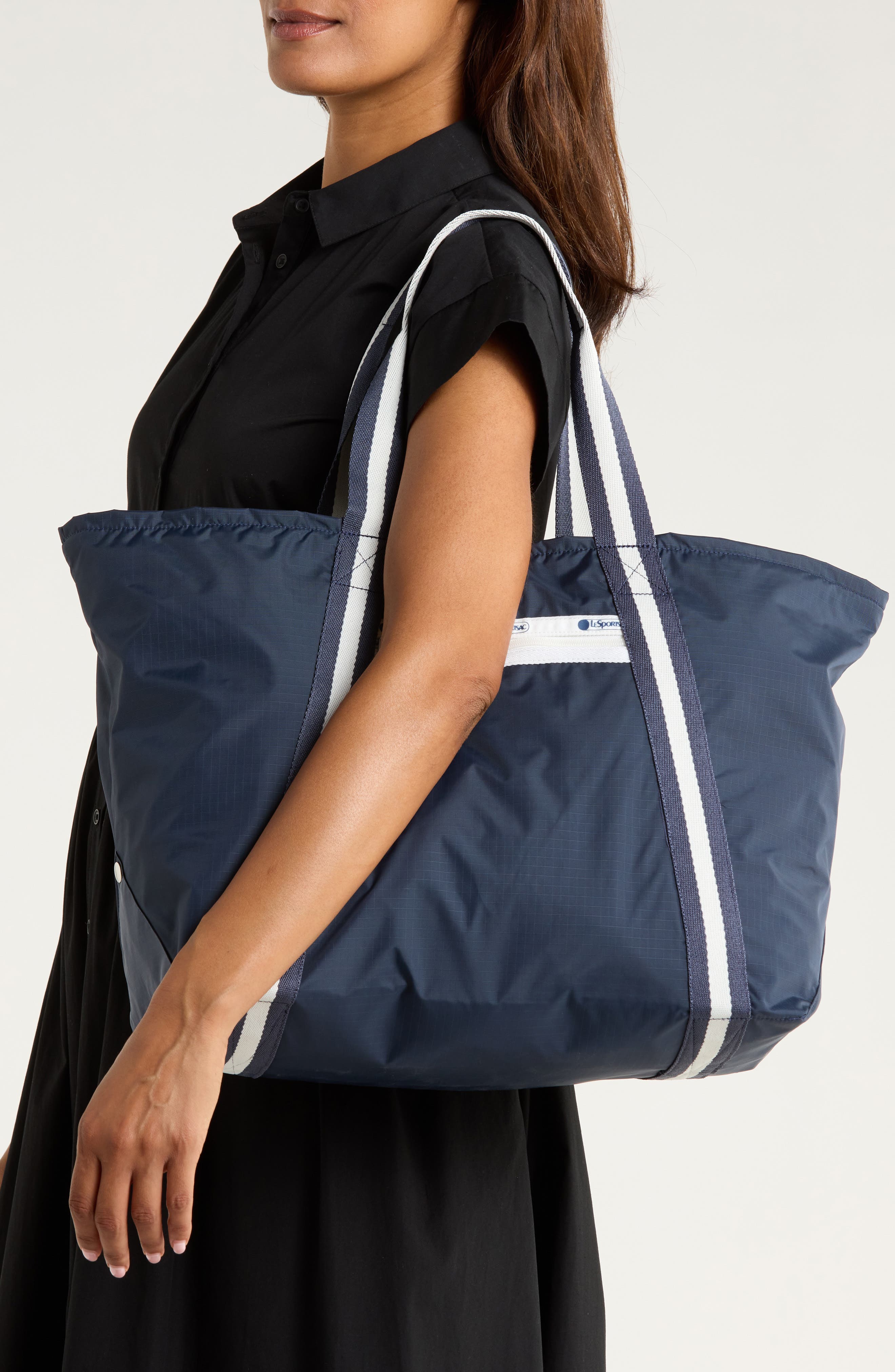 LeSportsac E/W Everyday Tote Bag, Alternate, color, Spectator Deep Blue