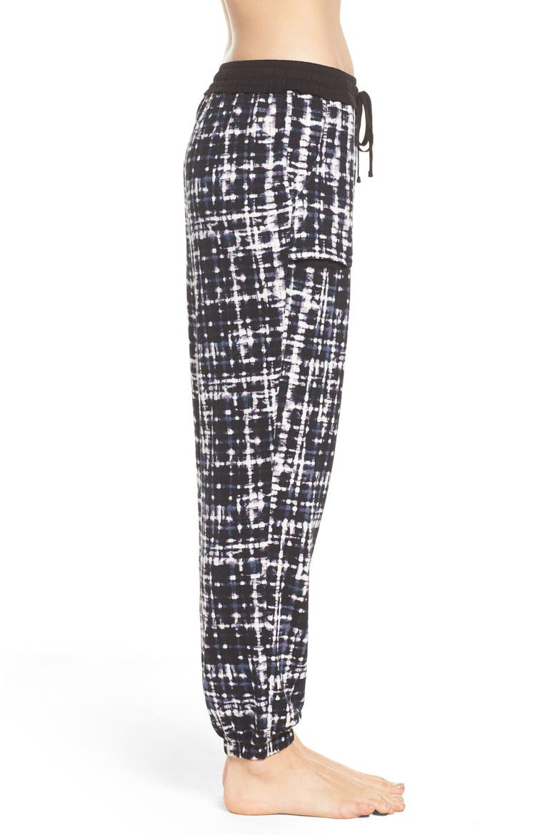 Jogger Pants, Alternate, color, BLACK PLAID
