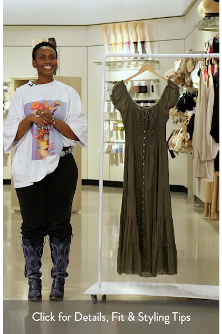 Samira Smocked Maxi Dress video