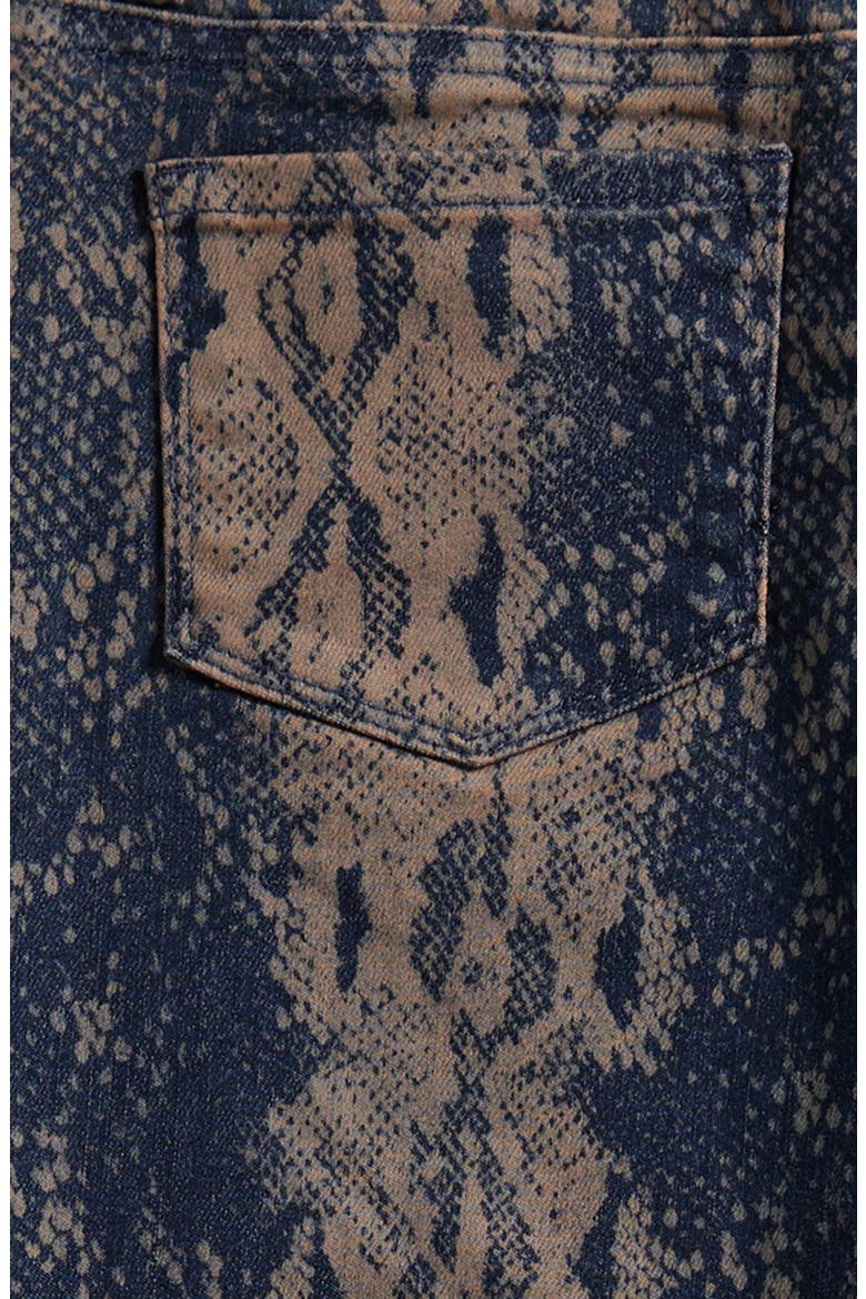 Kids' Flare Jeans, Alternate, color, SNAKE PRINT