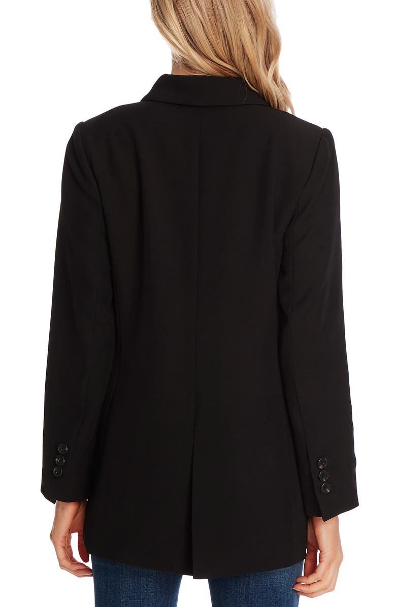 CeCe Double Breasted Twill Blazer, Alternate, color, 