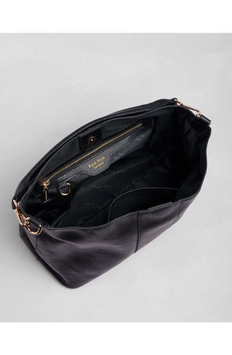 Pom Pom London Lambeth Bag, Alternate, color, Black