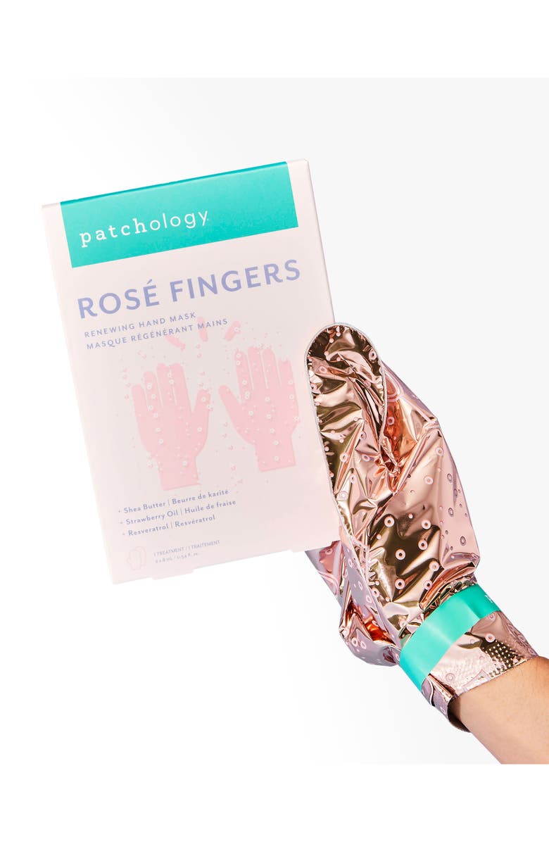 Patchology Rosé Fingers Renewing Hand Mask, Alternate, color, 