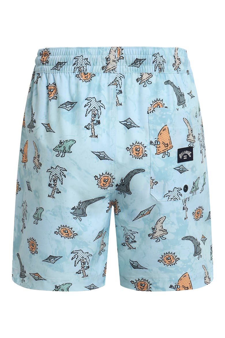 Kids' Goodtimes Layback Swim Shorts, Alternate, color, COASTAL BLUE