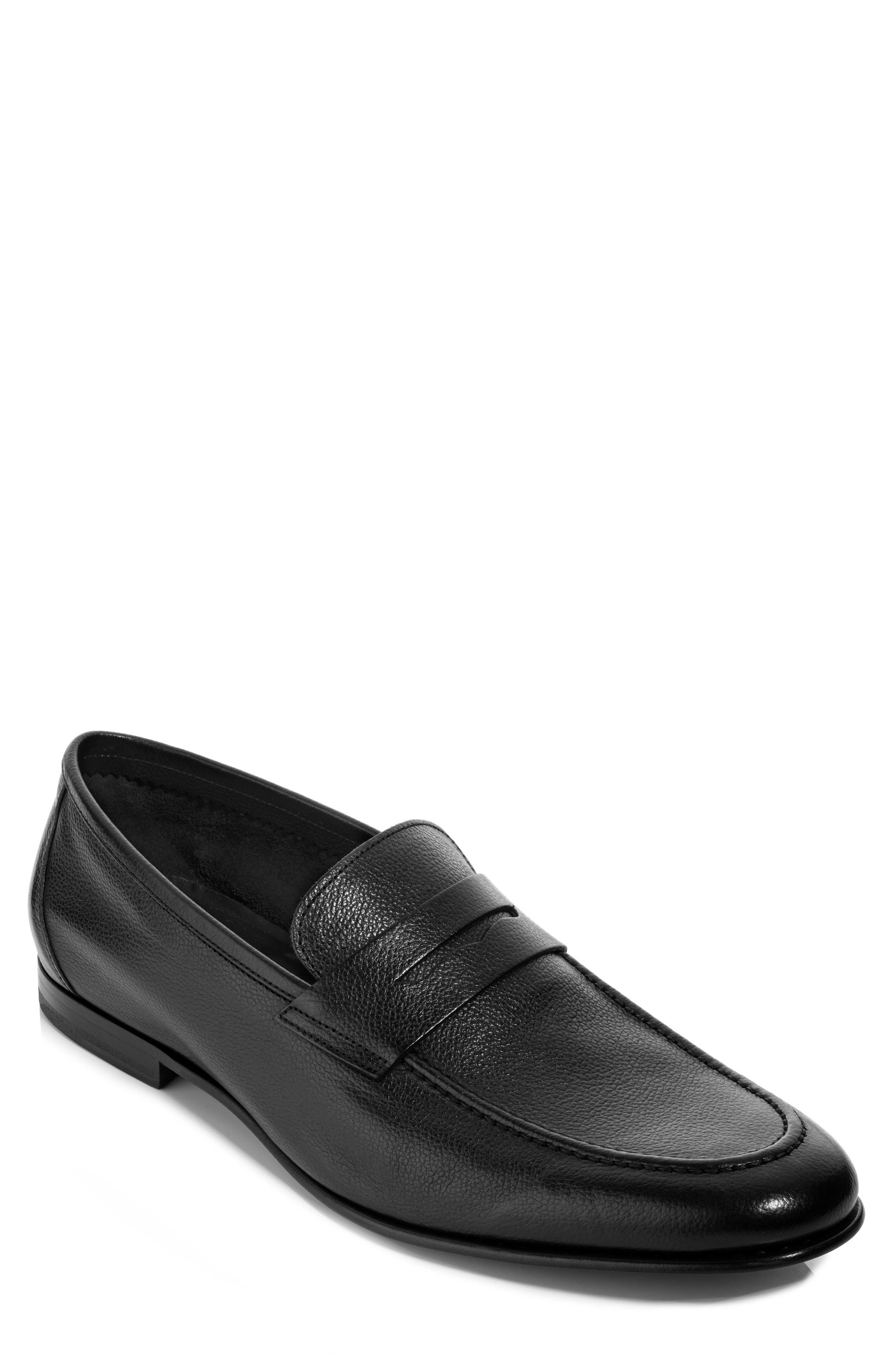TO BOOT NEW YORK Ravello Penny Loafer, Main, color, Black