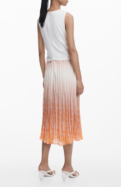 Desigual Sleeveless Maxi Dress In White