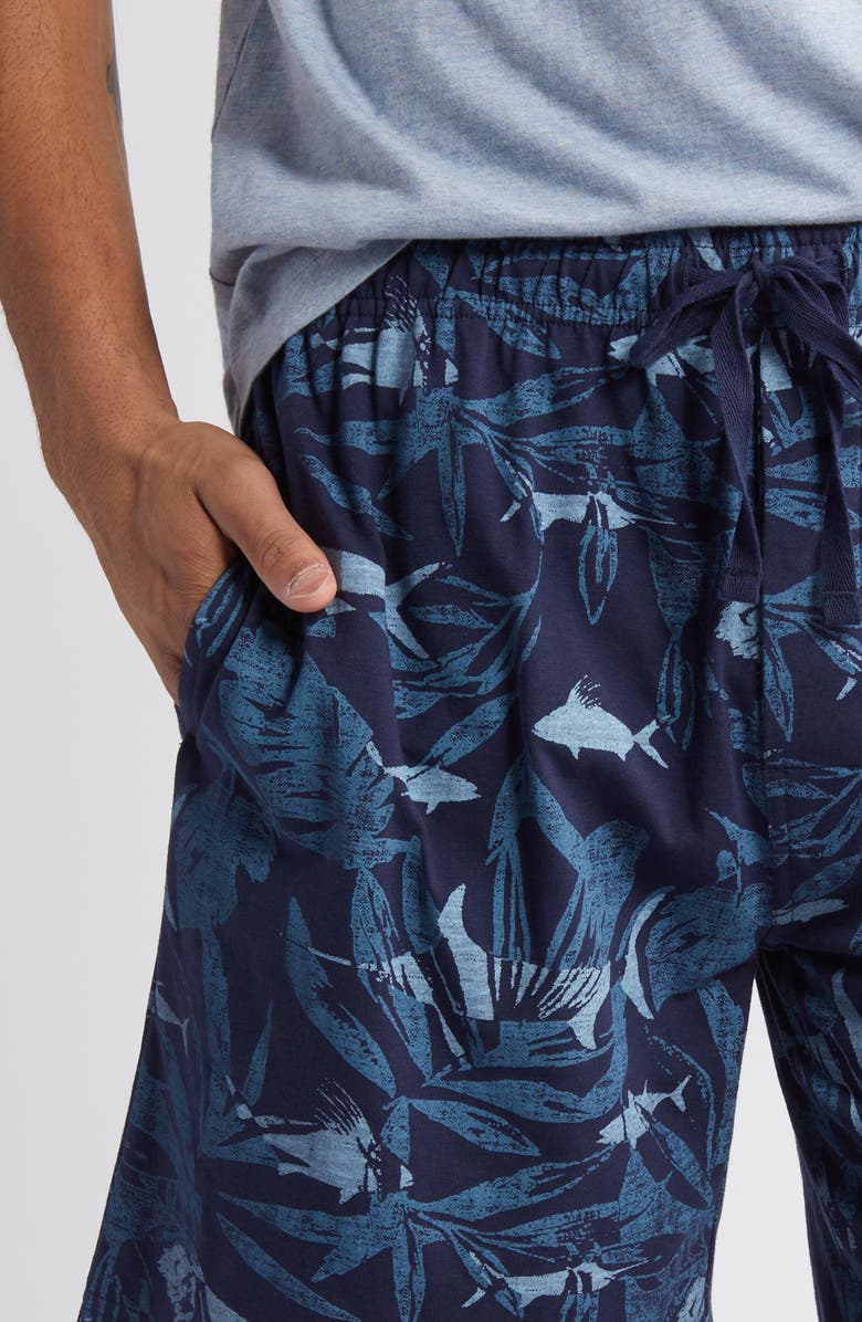 Majestic International Sea Change Lounge Shorts, Alternate, color, Navy