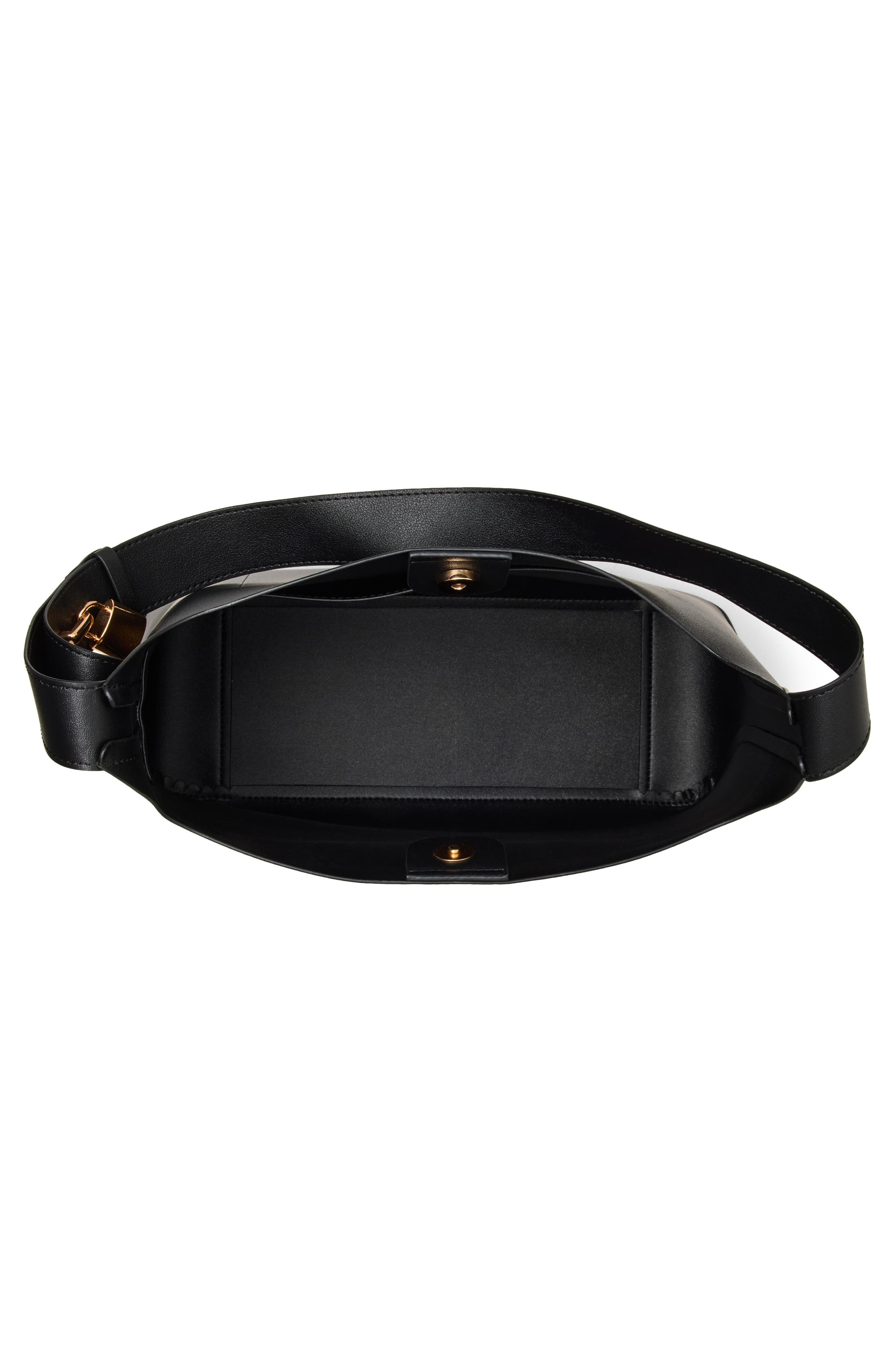 Anne Klein Shoulder Bag with Pouch, Alternate, color, Black