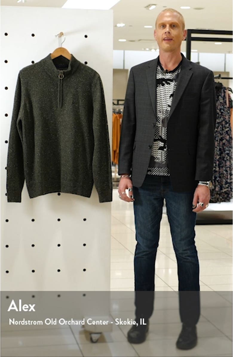 Tisbury Half Zip Pullover Sweater, sales video thumbnail