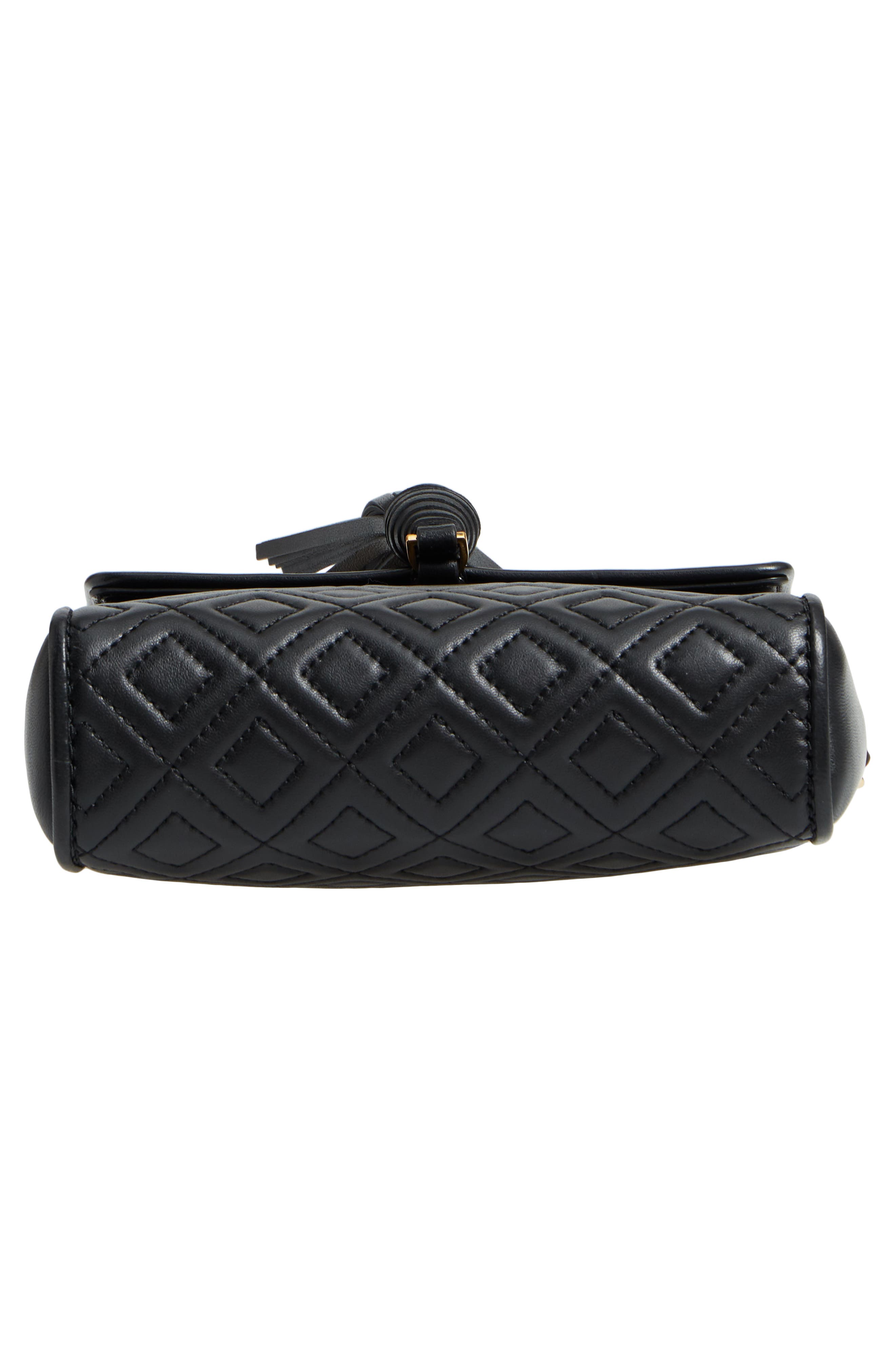 Tory Burch Fleming Quilted Leather Crossbody Bag, Alternate, color, 