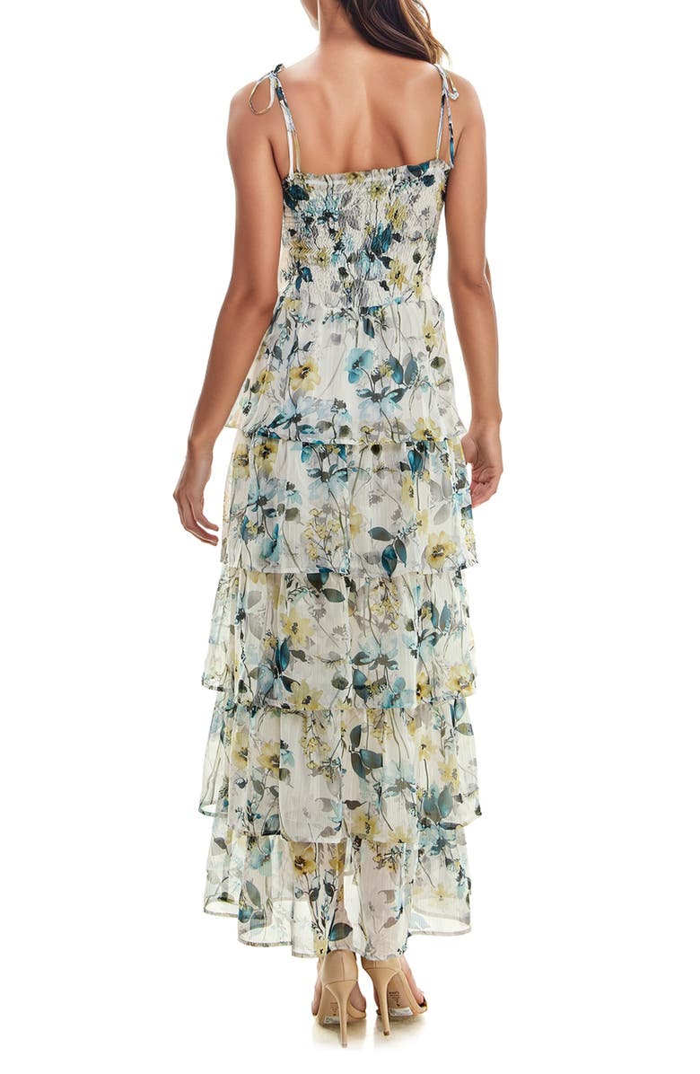 Socialite Floral Tiered Maxi Sundress, Alternate, color, 