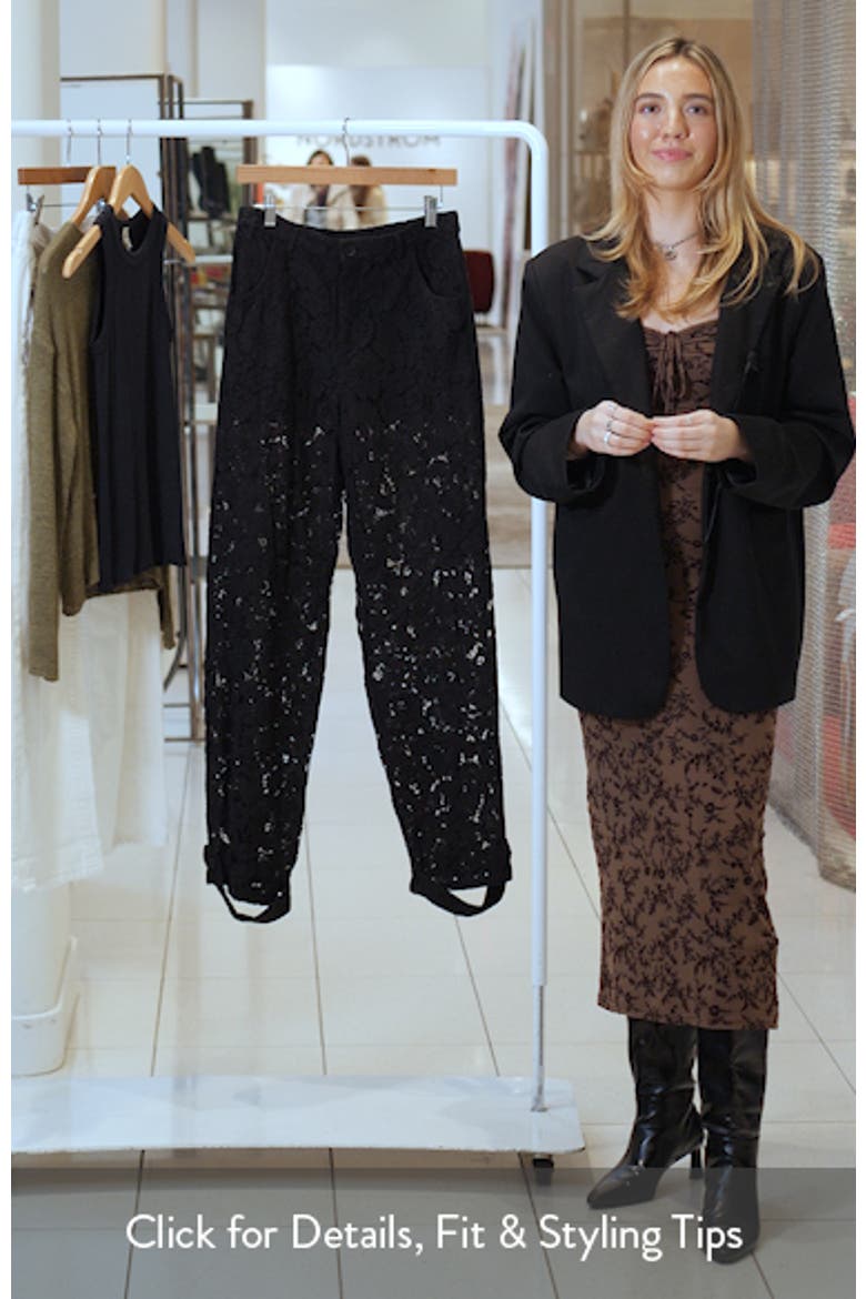 Tre Guipure Lace Pants video