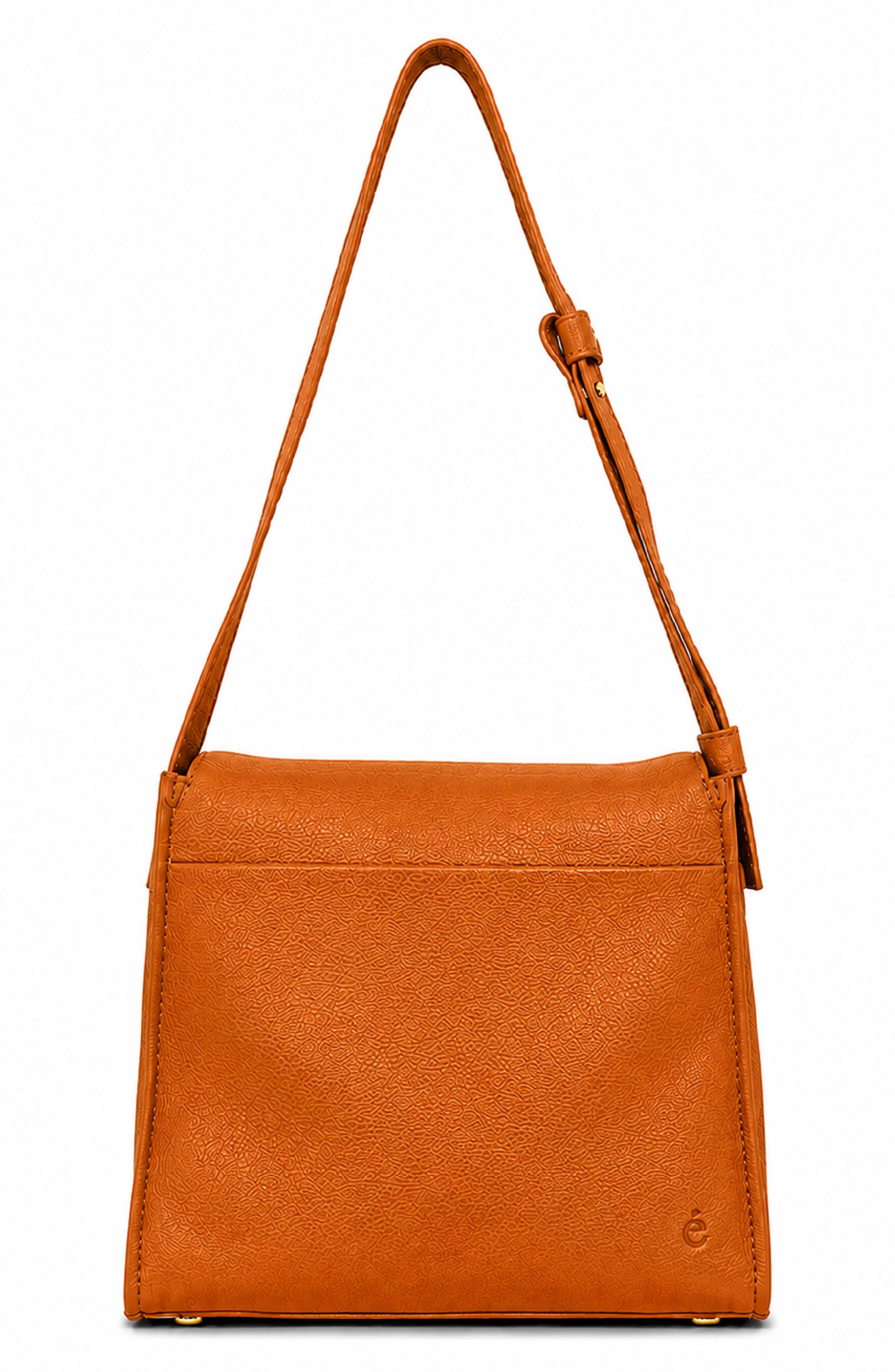 Eleanor Leather Crossbody Bag, Alternate, color, CARAMEL