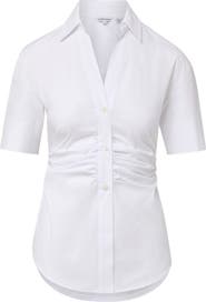 Veronica Beard Devra Ruched Shirt