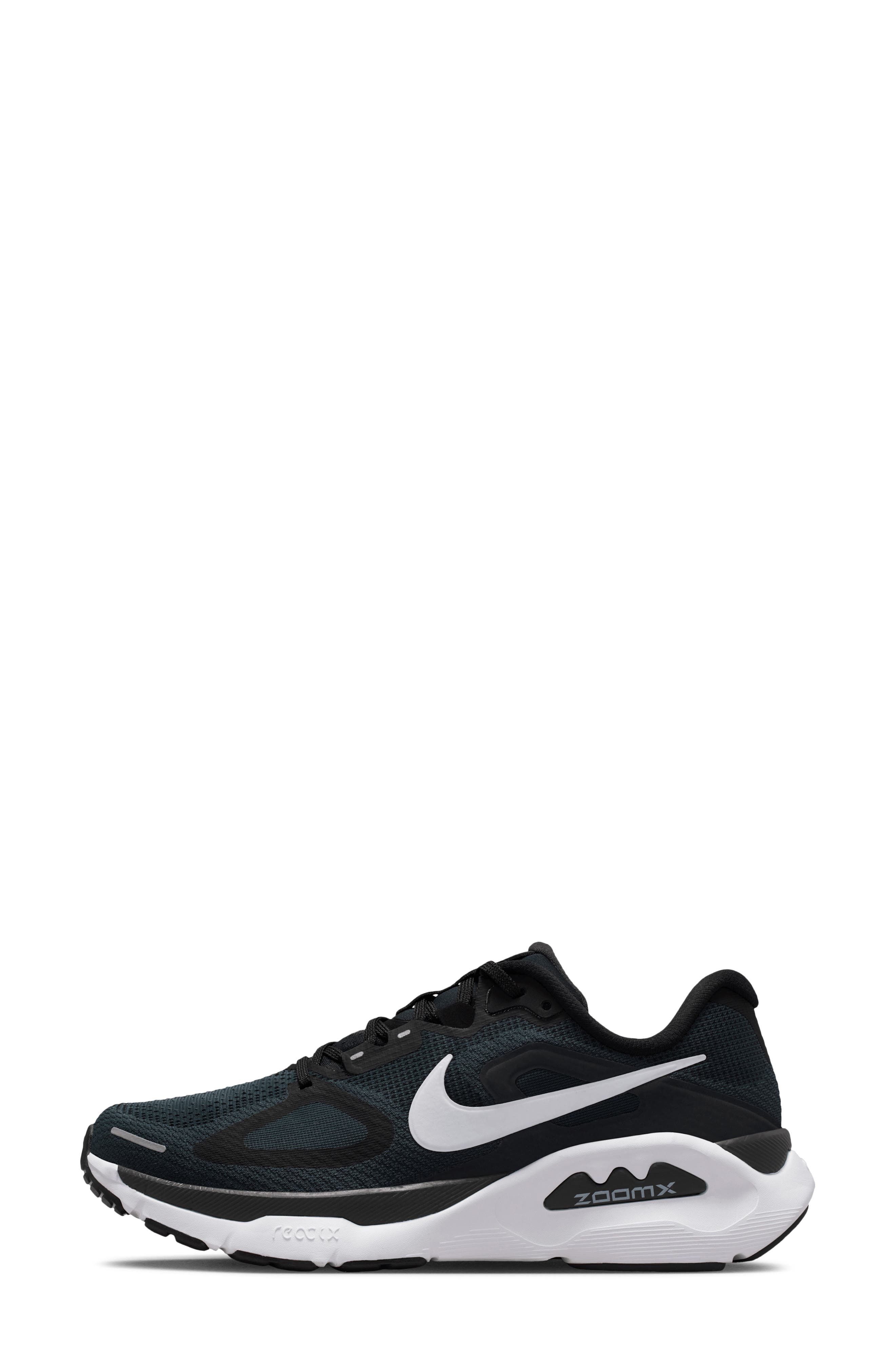 Nike Structure Plus Running Shoe, Alternate, color, Black/ White