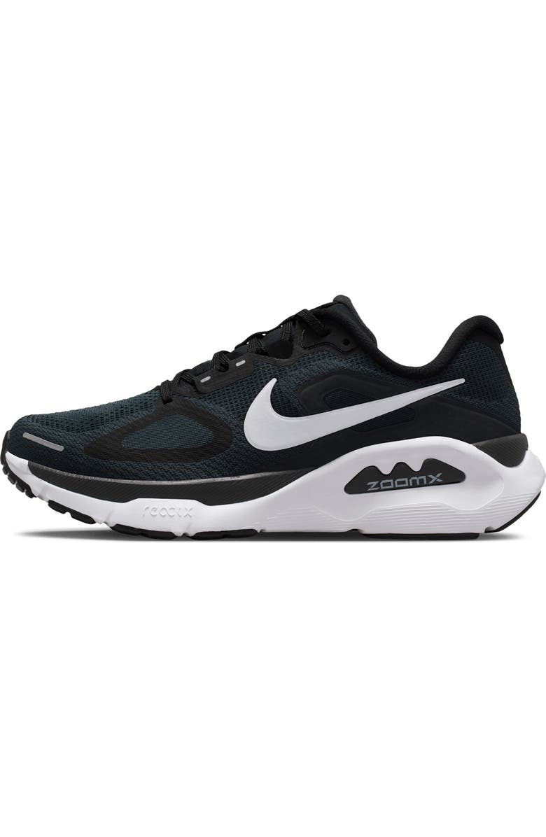 Nike Structure Plus Running Shoe, Alternate, color, Black/ White