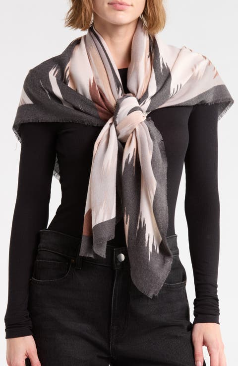 Ikat Geo Square Scarf