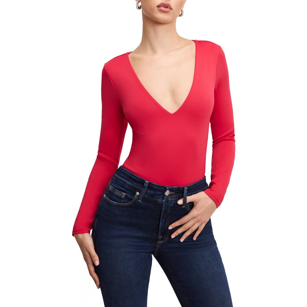 GOOD AMERICAN GOOD AMERICAN DOLLY SCUBA KNIT BODYSUIT