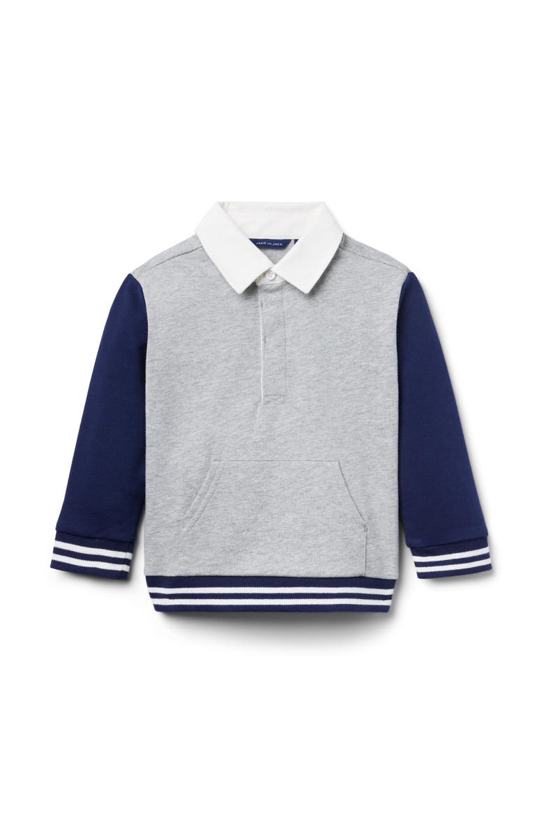 The Rugby Sweatshirt, Main, color, Grey