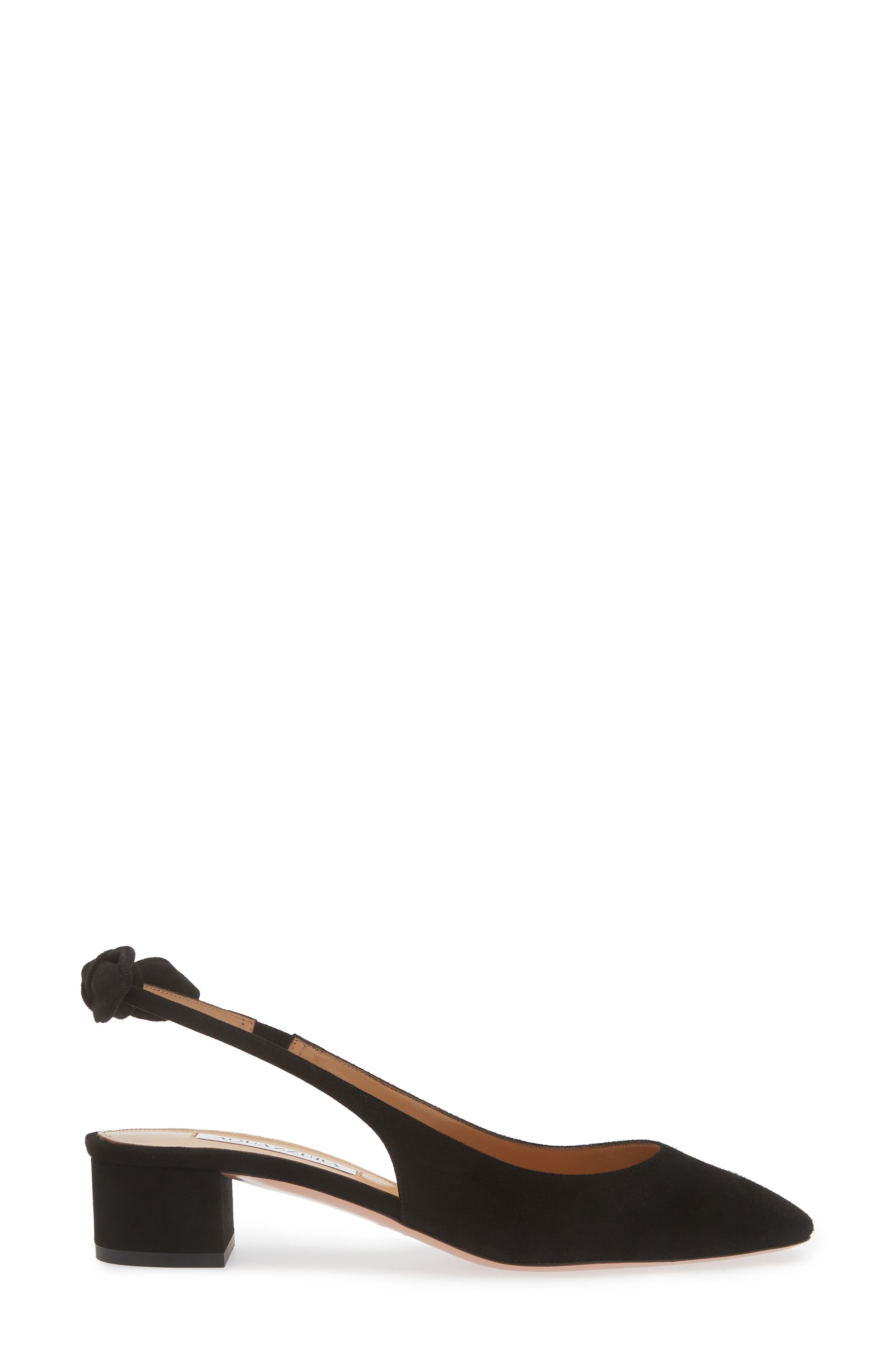 Aquazzura Very Bow Tie Slingback Pump, Alternate, color, 