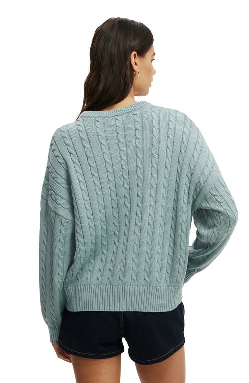 Cotton On Cotton Crew Neck Sweater In Blue