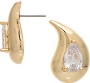 RIVKA FRIEDMAN 18k Gold Plated Cubic Zirconia Bubble Earrings