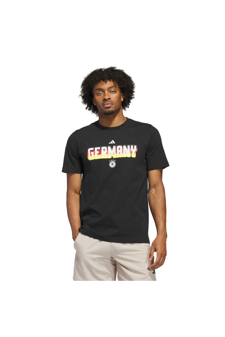 Men's adidas Black Germany National Team Jersey Hook T-Shirt, Alternate, color, Black