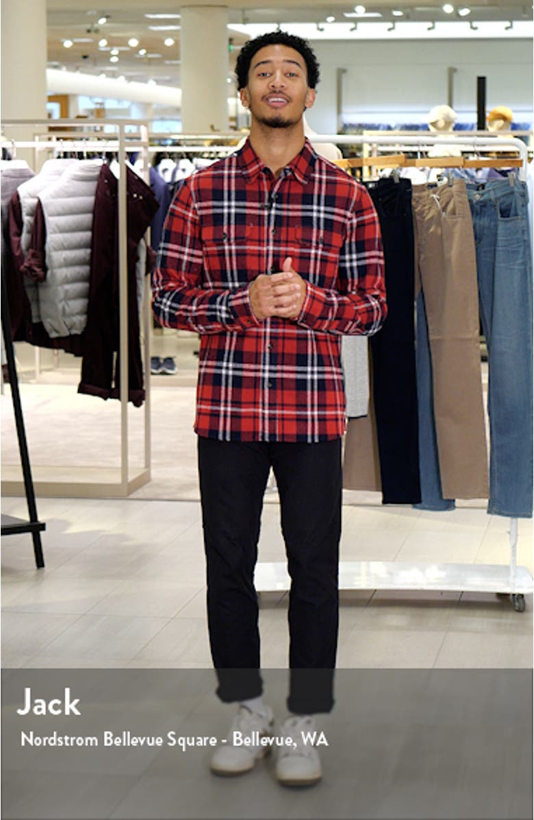 Generation Plaid Double Knit Button-Up Shirt, sales video thumbnail