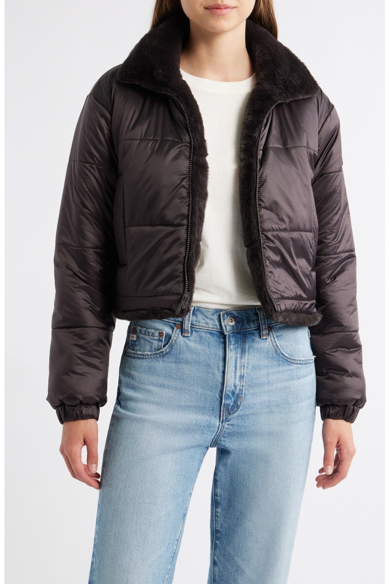 Yuki Reversible Jacket, Alternate, color, BROWN BLACK