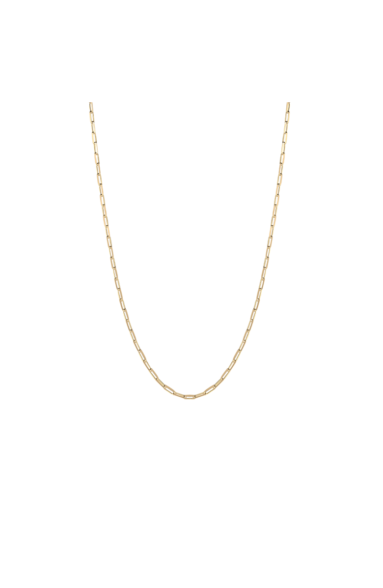 Spero London Rectangular Link Chain Sterling Silver Necklace, Main, color, Gold