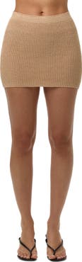 Naked Wardrobe Knit Miniskirt
