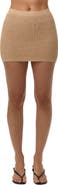 Naked Wardrobe Knit Miniskirt