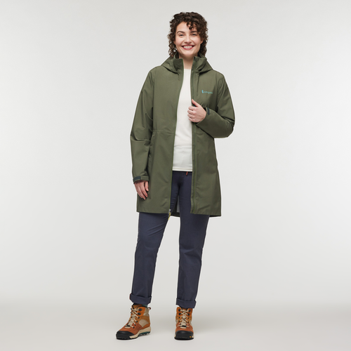 Cotopaxi Cielo Rain Trench In Green