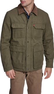 Levi's Corduroy Collar Cotton Canvas Jacket