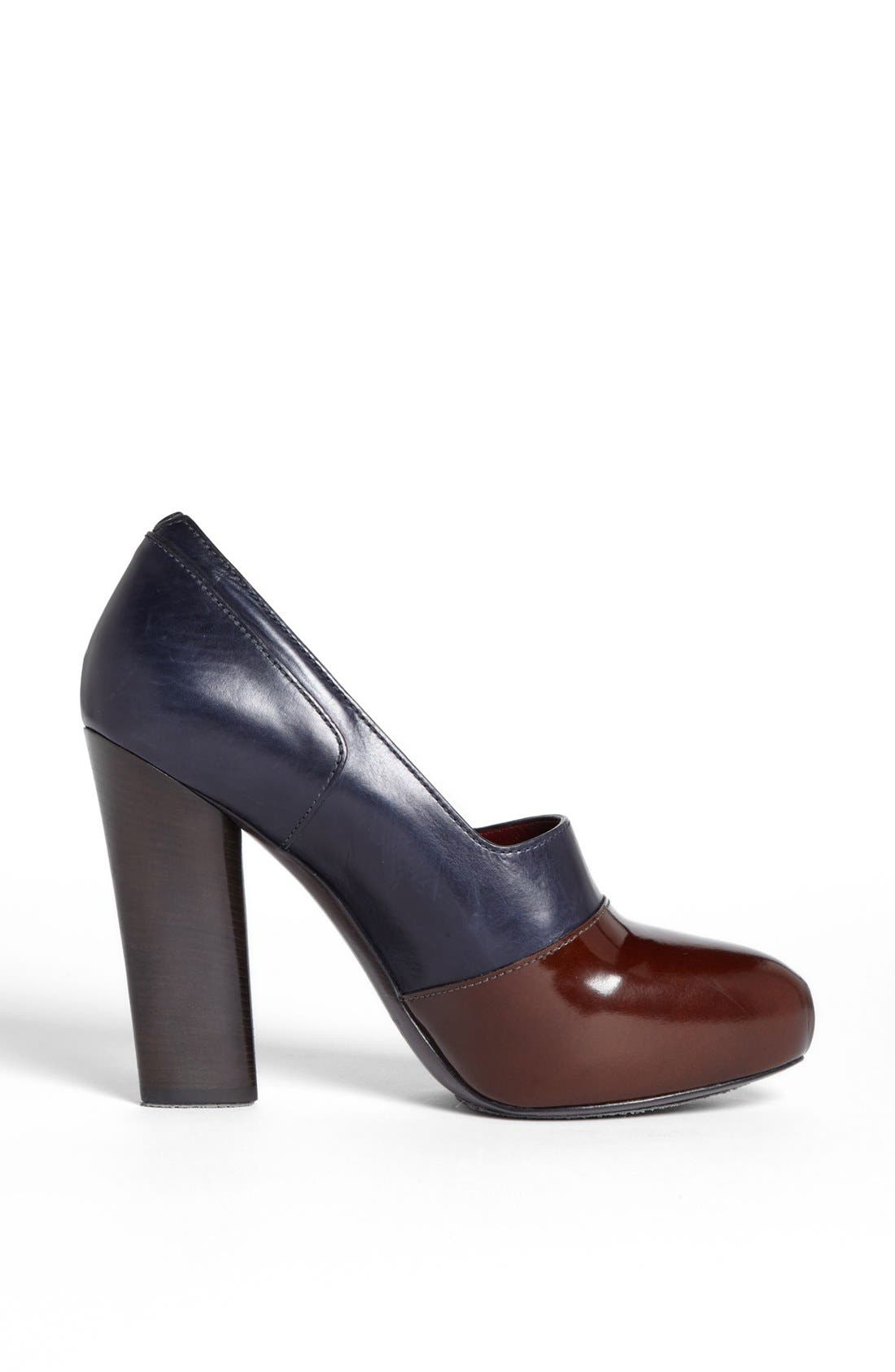 MARC BY MARC JACOBS 'Ultra High' Pump, Alternate, color, COGNAC/ NAVY