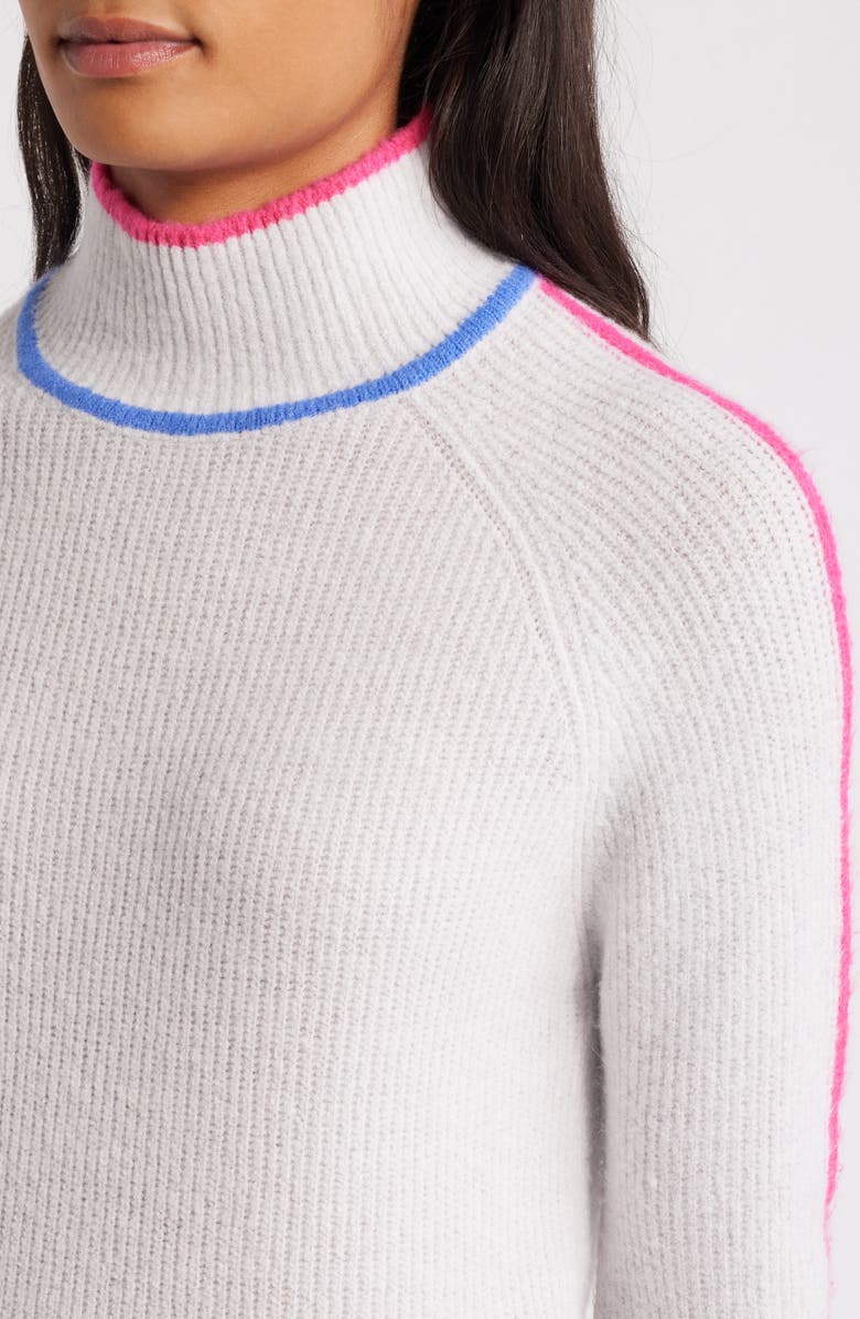 Hatley Contrast Trim Mock Neck Sweater, Alternate, color, 