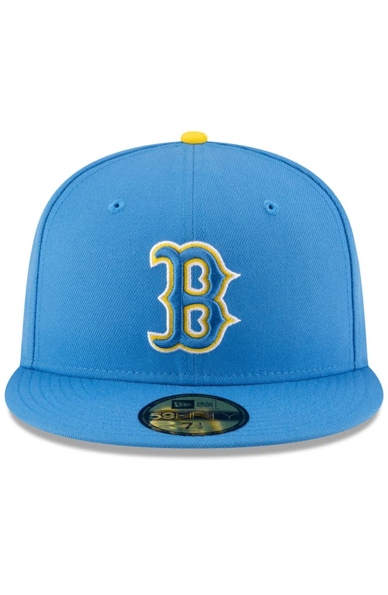 New Era Men's New Era Light Blue Boston Red Sox 2025 MLB Postseason Side Patch 59FIFTY Fitted Hat, Alternate, color,