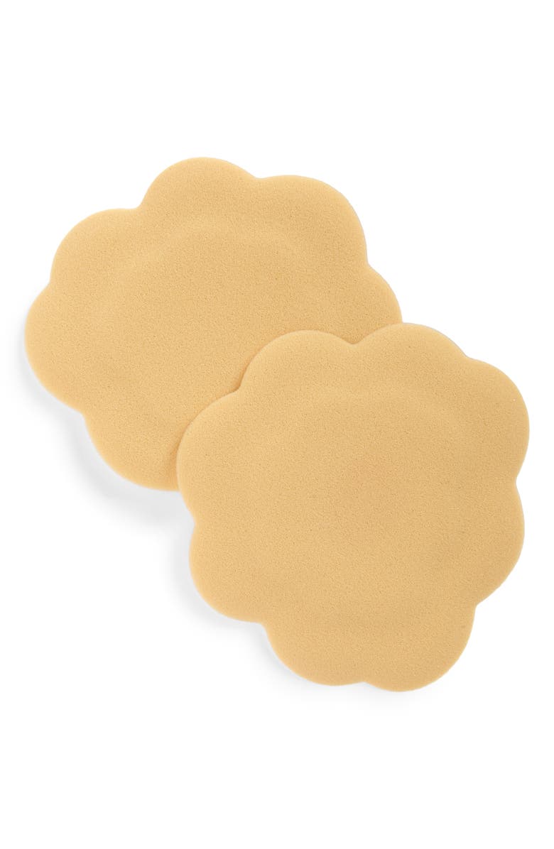 Foot Petals Set of 2 Tip Toes, Main, color, Solid Buttercup